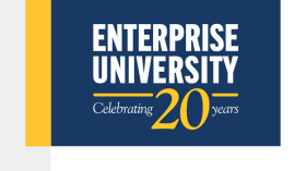 Enterprise University 20 yr anniversary header image